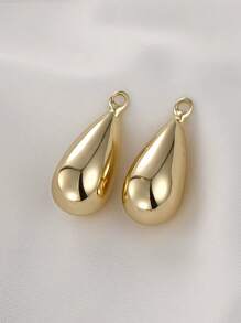 2pcs, Water Drop Jewellery Making Charm.Not Easy To Lose Colour, Allergy.Suitable For Making Earrings, Necklaces, Bracelets, Tiaras, Key Rings, Keychains.DIY Decorative Pieces.Make Unique Jewellery.Key Rings, Amulets, Decorative Pieces. Diy Charm Jewellery Accessories.Jewellery Making Supplies.Bracelet Charms Crafts And Everyday Gifts.Back-To-School Season