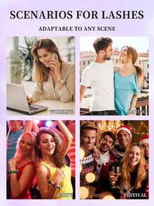 384pcs Individual False Eyelashes, Eyelash Book, Cluster Fake Eyelashes, DIY Home Eyelash Extension, Cluster Fake Eyelashes, Individual False Eyelashes, False Eyelashes