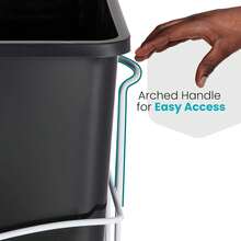 7.6 Gallon Pull Out Trash Can For Recycling Or Trash, Under Sink In-Cabinet Design, 29 Liter Total Capacity - Multicolor - View 8