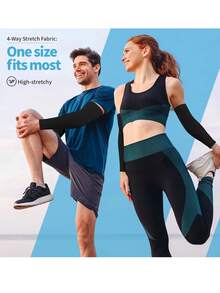 4 pares de mangas de compresión de protección solar de longitud completa para hombres, mangas de enfriamiento para fútbol, golf, baloncesto, guantes blancos, calentadores de brazos, disfraces de otoño, disfraces de Halloween, regalos para hombres - A - Ver 2