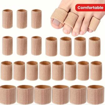 1 st mjukt silikontå- och fingerskydd - Bekväm 3,0 cm cylindrisk design, 3 storlekar för att förhindra blåsor, lindra friktion och ge stöd i olika scenarier, silikontåskydd