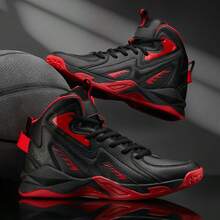 Rebound Cushioning Breathable Popcorn Sports Shoes, Solid Color Sporty Casual Knit Patchwork Fitness Sneakers, Suitable For Spring And Autumn