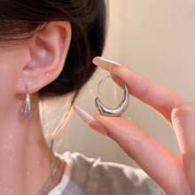 1 Paar Damen Ohrringe, Sommer Ohrringe aus Edelstahl mit großen Creolen, Edelstahl Creop Ohrringe mit Creoop, Creuf Ohrstecker, Abend Ohrringe in Herzform, runde Creif Ohrringe geeignet für den Alltag, Dates, passende Accessoires, Hoop Ohrring