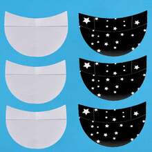 50Pcs Eye Makeup Eyelid Stickers, Eye Shadow Stickers, Sweat-Absorbing Pads - Nonwoven Adhesive Pads Suitable For Eyelash Extension, Eyebrow And Eye Contour Protection, Fragrance-Free Makeup Stickers, Ensure Precise Application And Clear Lines