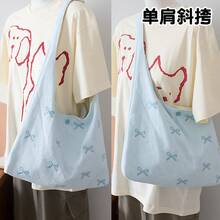 Women Shoulder Bags - 藍色 - 查看 2