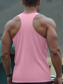 男士无袖运动背心，工字背设计，让手臂活动更灵活，适合举重和户外骑行，透气且不受限制