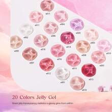 Beetles Gel Nail Polish Kit With U V Light 97Pcs Travel Holiday 45 Colors Gel Polish Set With Nail Stamp Nail Tips Base Top Coat All Season Gel Polish Starter Kit Gift For Women - 0-0-0-Nude Paradise - 查看 4
