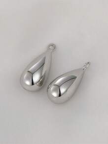 2pcs, Water Drop Jewellery Making Charm.Not Easy To Lose Colour, Allergy.Suitable For Making Earrings, Necklaces, Bracelets, Tiaras, Key Rings, Keychains.DIY Decorative Pieces.Make Unique Jewellery.Key Rings, Amulets, Decorative Pieces. Diy Charm Jewellery Accessories.Jewellery Making Supplies.Bracelet Charms Crafts And Everyday Gifts.Back-To-School Season