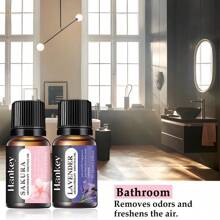 1 Pezzo da 0,34 fl. once Olio essenziale aromaterapico idrosolubile a lunga durata, fragranza rinfrescante e non irritante, aiuta a purificare l aria, calmare la mente e rilassare, adatto per salotti, camere da letto, bagni, uffici, interni di auto ecc. Compatibile sia con pietre per diffusori che con macchine per aromi, senza alcol