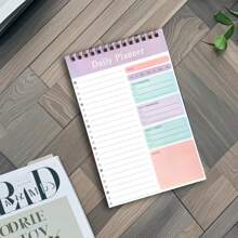 Spiral Notepads Thicker Student Daily Planner Notebook Minimalist Note-Taking Diary, School Supplies,Back To School