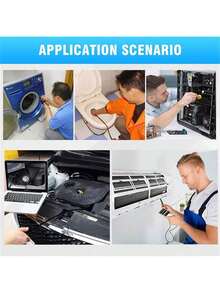 HD Waterproof 5.5mm 3 In 1 Mobile Computer Endoscope Type C Connector Automotive Industry Pipeline Auto Repair Air Conditioning Endoscope - Black - View 3