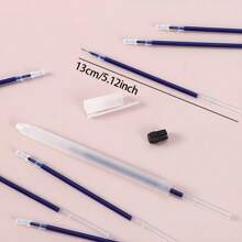 100pcs/Pack 0.5mm Neutral Pen Refill, Blue/Black/Red Ink, High Capacity, Smooth Writing, Suitable For School, Writing, Learning, Classroom, Office, Work, Drawing, Sketching, Back To School, Business, Travel, Gifts