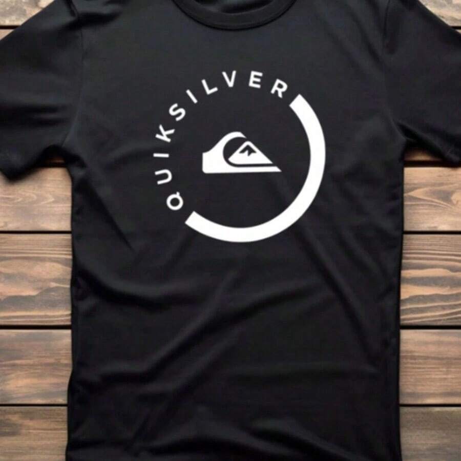 Quiksilver Black Premium Mesh T-Shirt High Quality - màu đen - Xem 1