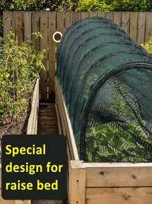 Tunnel da giardino pieghevole - Coperture per verdure e frutta con protezione UV, barriera contro insetti e uccelli, 2 opzioni di dimensioni, adatto per fattorie e serre, protezione per verdure | Copertura da giardino da esterno | Rete resistente