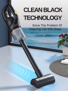 RAF 1 Pc Cordless Handheld Vacuum Cleaner, 6kPa Cyclonic Suction Cordless Car Vacuum Cleaner, Rechargeable High-Power Vacuum For Car/Office/Home