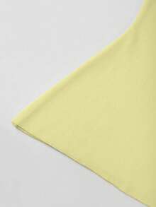 FOR BEAUTY 女士春夏新款针织上衣，休闲简约，时尚百搭，适合通勤和日常穿着，搭配黄色短袖金属纽扣开衫，新年快乐！ - 嫩王 - 查看 11