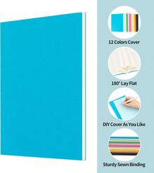 24 Pack Colorful Lined Notebooks For Writing, Journals Bulk, A5 Composition Books, 8.3x5.5 Inch, 60 Pages, 30 Sheets Sketchbooks For Office School Travel Supplies (Lined-24 Pack, 12 Colors) - Trống-24 gói - Xem 11