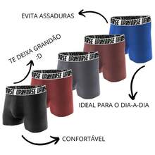 Set Of 3 Men's Adult Microfiber Boxer Briefs, Original, Multibrand - 彩色 - 查看 7