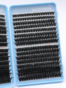 608pcs Eye Lash Clusters, D Curl, 80D+100D Curl, 8-16mm Length, DIY Eyelash Bundles For Natural Appearance, Ultra-Thick, Smart, Ultra-Soft, Ultra-Light, Reusable Individual Segment False Eyelashes, Suitable For Beginners, Daily Life, Wedding, Date, Party, Music Festival, Halloween Lash Clusters,Eye Lash Clusters,Individual Eyelashes,Lashes,Fake Lashes