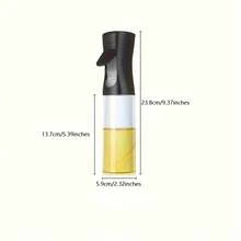 Bottiglia spray per olio d'oliva ad alta pressione a prova di perdite da 200ml/300ml - Utensile da cucina per grigliare, friggitrice ad aria, pentole da campeggio - Controllo preciso dell'olio, design in plastica, bottiglia spruzzatrice per cottura, accessorio per barbecue, corpo trasparente, plastica senza BPA - Multicolore - Visualizzare 4
