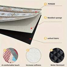 Portable Outdoor Picnic Blanket - Lightweight Polyester Beach Mat With Fashionable Geometric Design, Suitable For Camping, BBQ, Hiking And Travel, Camping Accessories