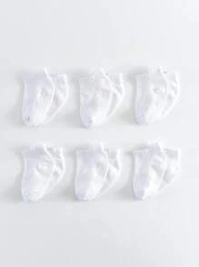 6 Pairs/12 Pairs Baby Anti-Slip Ankle Socks With Non-Slip Rubber Sole, Suitable For Infant, Toddler, Boys And Girls