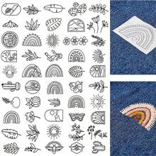 LAMYA Water Soluble Hand Sewing Stabilizers Embroidery Stick And Stitch Embroidery Paper Wash Away Stabilizers,For Embroidery Stabilizers Flower Patterns,For Hand Sewing Lover Beginners.Letter&Flower - Penstabil Jahit Tangan Tongkat Bordir - View 7
