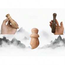 Holz Handpendel, geeignet für Fingerspiele, Massage, Stressabbau und Innenraumdekoration