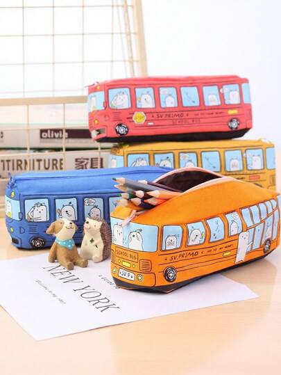 1 Stück Kinder Cartoon Schüler Mäppchen mit großer Kapazität, geeignet für Schüler beim Schulstart