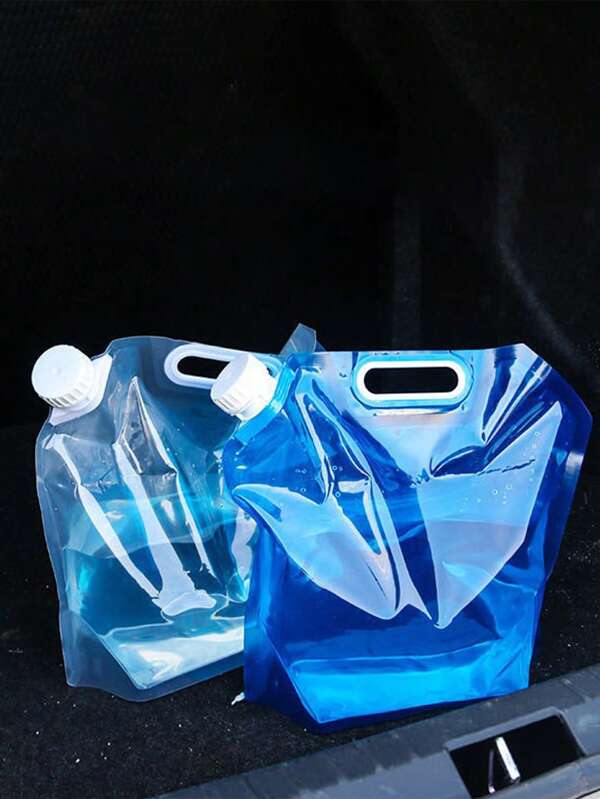 1pc Large Capacity Outdoor Water Storage Bag Folding, Sealed Drinking Water Container, Camping Trekking Emergency Survival, Outdoor Portable Water Bucket Tour, Camping Travel Sports Water Bag Riding Folding Water Bottle Drinking Water Container, Ice Bath Bag, Large Capacity Ice Bath Freezer Bag, Ice Bath Ice Bag, Ice Bath Foldable Bag Durable And Easy To Use