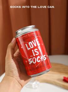 1 par de calcetines de alta calidad con diseño de corazón, calcetines cómodos y divertidos unisex adecuados para el verano, todas las estaciones, y como regalo para el Día del Padre, Pascua, regreso a clases, Navidad, Acción de Gracias, Día de la Independencia, para mejorar el ambiente familiar con diseños de dibujos animados.