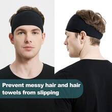 Men's Running Headbands (4 Or 6 Pack, Men's Elastic Headbands For Football, Cycling, Basketball, Yoga, Gym Exercise Unisex Quick Dry Sweatband - Multicolor - View 5