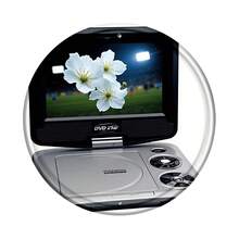 1pc Portable 2D Flat DVD Player, Ideal For Bedroom And Living Room, Unique Holiday Gift And Wall Decor, "Home Theater" Design With Stereo Speakers For TV Viewing Experience | Modern Home Decor | Aluminum Structure, Suitable For Room Decoration, Random Hole Positions Bedroom Decor - Multicolor - View 2