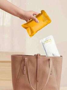 2pcs Disposable Raincoat, Thickened And Lengthened, Women'S Large Size, Suitable For Daily Outdoor Camping, Hiking, Fishing, Traveling, Cycling, Women'S Large Size Outdoor Disposable Raincoat, Portable Emergency Waterproof Raincoat, Suitable For Outdoor Camping, Hiking, Sports – Basic Style Suitable For Both Men And Women - Multicolor - View 4