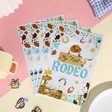 Party Cowboy Hat Series Gift Bag Holiday Party Candy Decoration Return Gift Bag Pearlescent Film Packaging Handbag