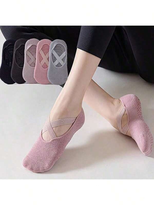 A Pair Of Great Socks, Boost Your Fitness! Designed For Yoga And Pilates, These Non-Slip, Breathable Socks Are Worth Having. With Anti-Slip Dots And Breathable Bottoms, These Yoga Socks Are Perfect For Yoga And Pilates Workouts.