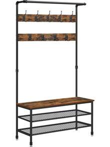 Percheros - Roble + Blanco - Ver 4