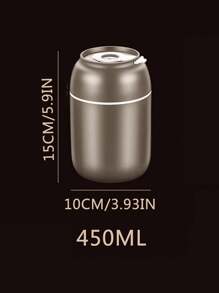 3pcs Oatmeal Container Set With Bowl And Reusable Plastic Spoon, 15.4oz (450ml) Portable Stainless Steel Yogurt Breakfast Travel Mug, Cereal, Milk And Fruit Salad Storage Containers With Insulation Bag