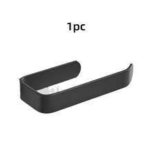 1/2pcs Toilet Paper Holder Bathroom Wall Mounted Paper Holder Practical To Stick WITHOUT DRILLING With Double-Sided Tape - Multicolor - View 10