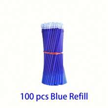 100pcs/Pack 0.5mm Neutral Pen Refill, Blue/Black/Red Ink, High Capacity, Smooth Writing, Suitable For School, Writing, Learning, Classroom, Office, Work, Drawing, Sketching, Back To School, Business, Travel, Gifts
