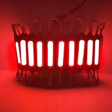 al por mayor 10 unids/lote 12Vódulos Led multicolores COB luz de fondo tienda impermeable IP65 decoraciones navideñas blanco cálido 9WR3 - Rosa - Ver 11