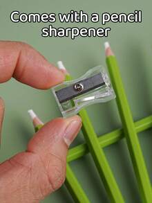 6支/盒橡胶铅笔，创意文具儿童橡皮擦，精确擦除，适合儿童日常学习、艺术和绘画学校用品，返校