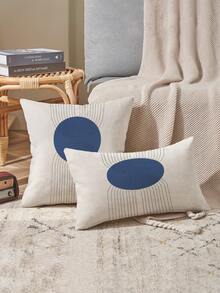 4 Stück Bohemian Stil Klassisches Muster Kissenbezug, mit Reißverschluss, waschbar und wiederverwendbar, Heimdekoration, Sofakissenbezug für Schlafzimmer, Wohnzimmer, Sofa, Auto, Stühle (Kissenfüllung nicht enthalten)