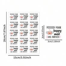 150pcs/10sheets Envelope Gift Box Sealing Stickers, Dessert Cake Box Decoration Stickers, Self-Adhesive Label Stickers, Fast Food Takeout Bouquet Gift Box Packaging Thank You Stickers School Supplies,Back To School
