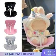 Compatible With Labubu Fashionable Car Air Vent Decoration Clip Doll Seat Doll House Accessory, Belt Seat Doll Accessory, Lovely Accessories,Cute Figurine Decor,Gift Packaging Supplies, Decorate Your Gifts, Birthday Gifts, Holiday Gifts, Party Gifts,