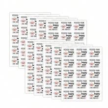 150pcs/10sheets Envelope Gift Box Sealing Stickers, Dessert Cake Box Decoration Stickers, Self-Adhesive Label Stickers, Fast Food Takeout Bouquet Gift Box Packaging Thank You Stickers School Supplies,Back To School