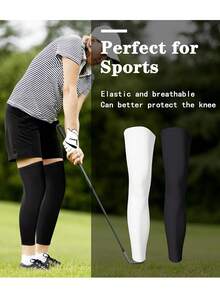 4 pares de mangas de compresión de protección solar de longitud completa para hombres, mangas de enfriamiento para fútbol, golf, baloncesto, guantes blancos, calentadores de brazos, disfraces de otoño, disfraces de Halloween, regalos para hombres - A - Ver 7