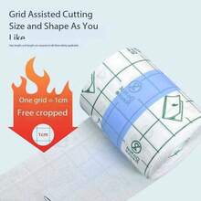 1卷/5米透明防水创可贴，防水透明薄膜敷料绷带，防水绷带术后淋浴防护敷料胶带，适用于纹身游泳 - 彩色 - 查看 5