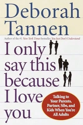 Pre-Owned I Only Say This Because I Love You: Talking To Your Parents, Partner, Sibs, And Kids When (Paperback) By Deborah Tannen - Single Book - View 1