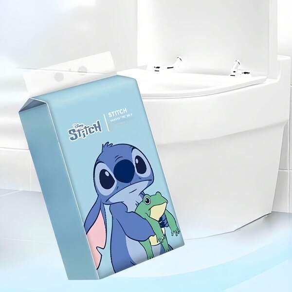 Disney 1pc Tissue Box Holder Dispenser, Hanging Facial Tissue Paper, 800 Sheets/Box, Creative Cartoon Design Paper Towels, Household Cleaning Products, Suitable For Home, Dorm, Bathroom, Office And Outdoor